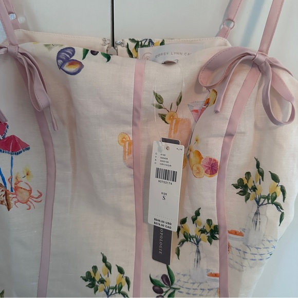 NWT Anthropologie Linen Sleeveless Summer Dress - Picture 5 of 6